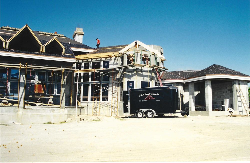 Sailfish Point home roofing stage